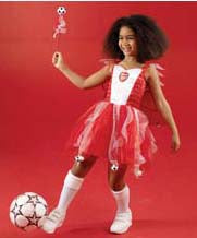 Arsenal FC Football Fairy Child Costume