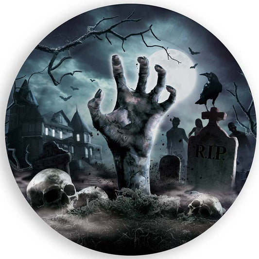 Cemetery Paper Plates, 23cm, Pack of 6