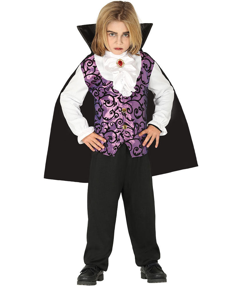 Child Lilac Vampire Costume, Age 10-12 years