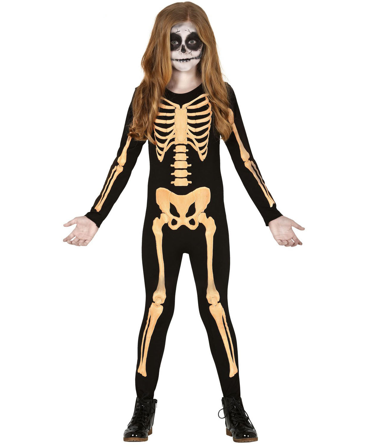 Child Skeleton Jumpsuit, Age 3-4 years