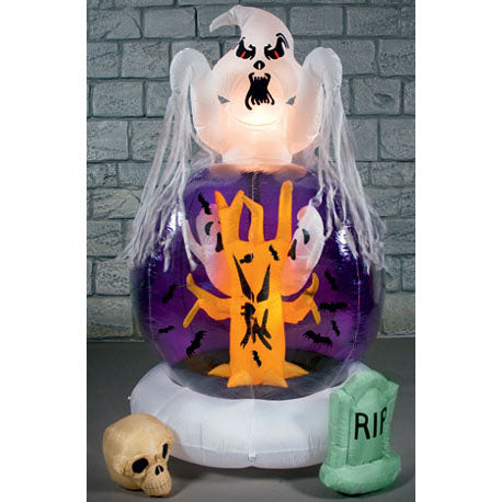 1.8m Inflatable Animated Ghost