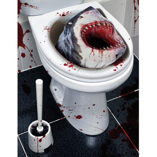 Killer Shark Toilet Decoration