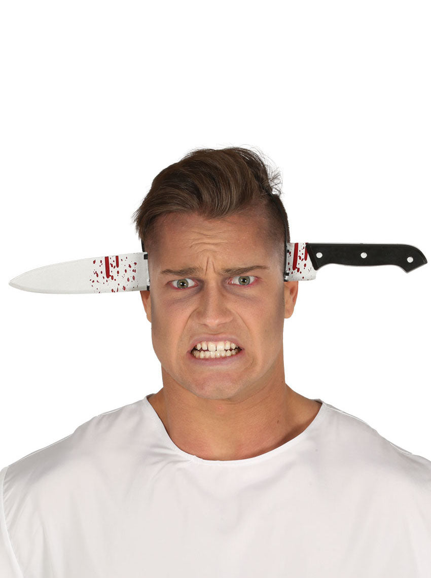 Large Knife through Head