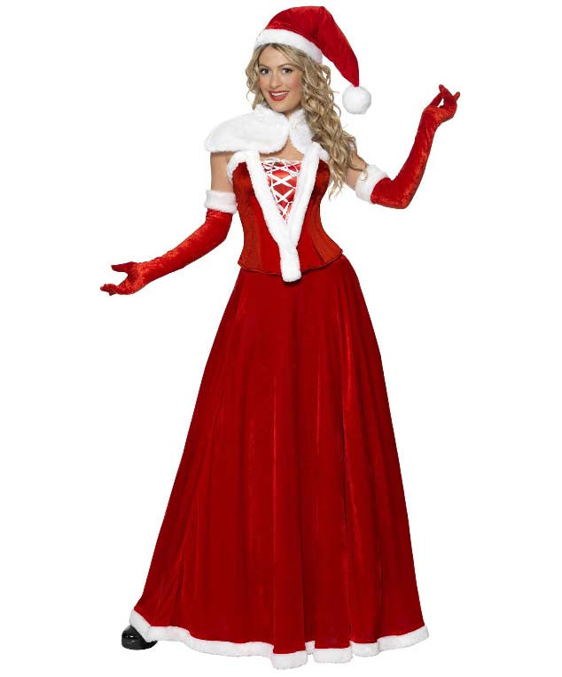 Luxury Miss Santa Costume