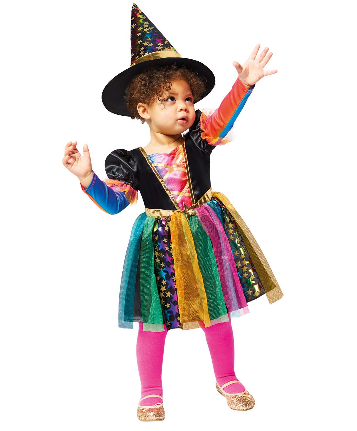 Baby Rainbow Shine Witch Costume
