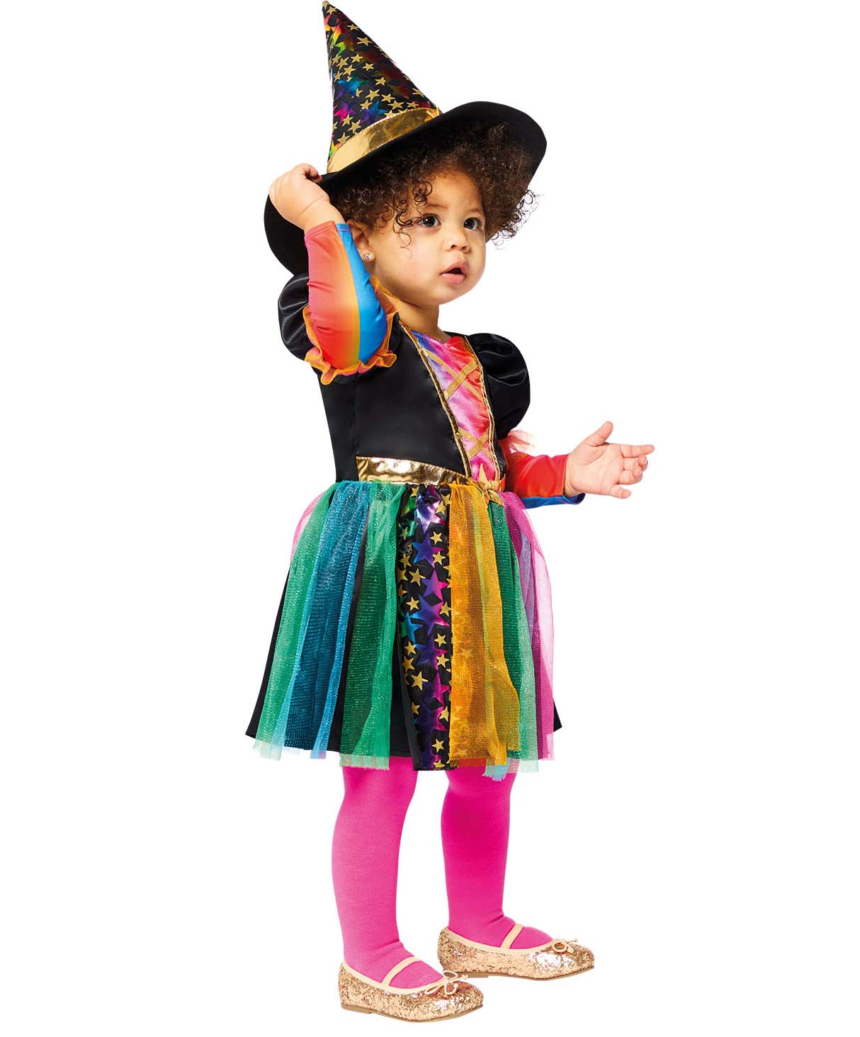 Baby Rainbow Shine Witch Costume
