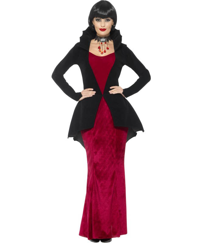 Regal Vampiress Costume, Size 8-10