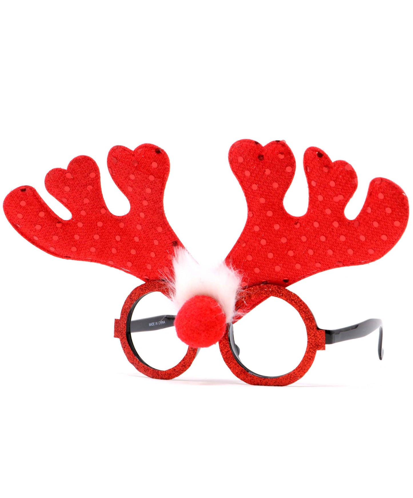 Red Reindeer Glasses