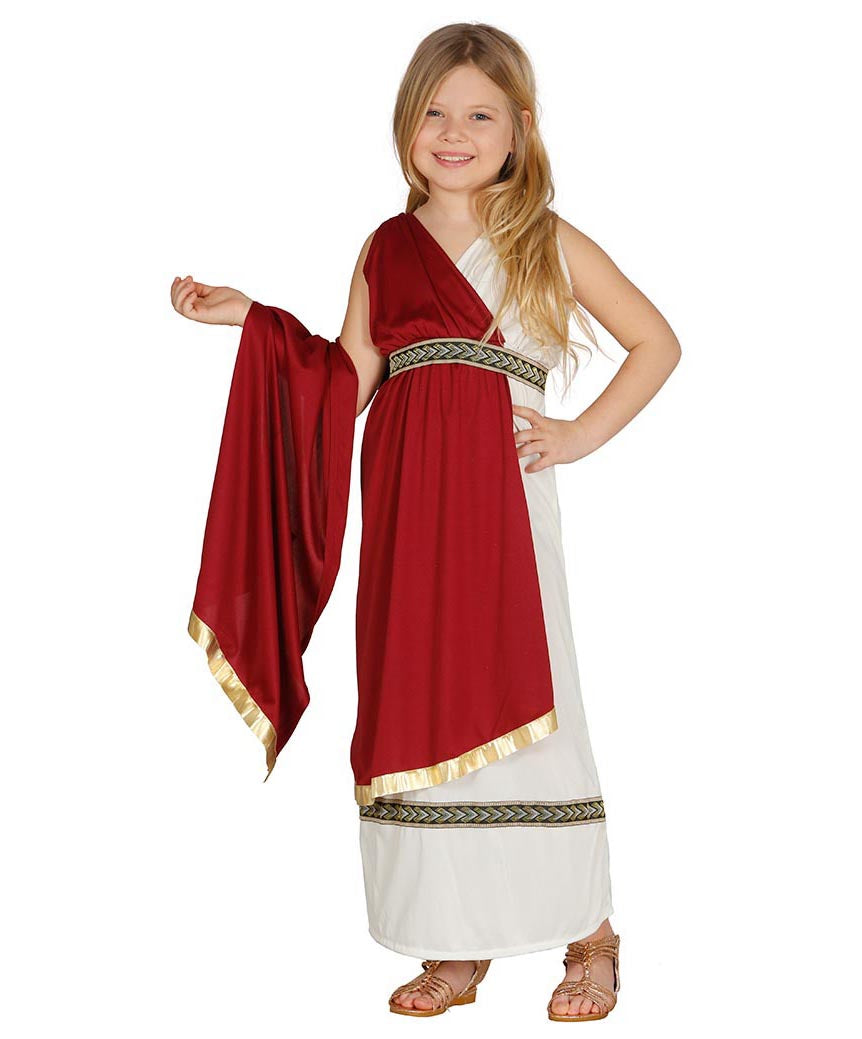 Child Roman Woman Costume
