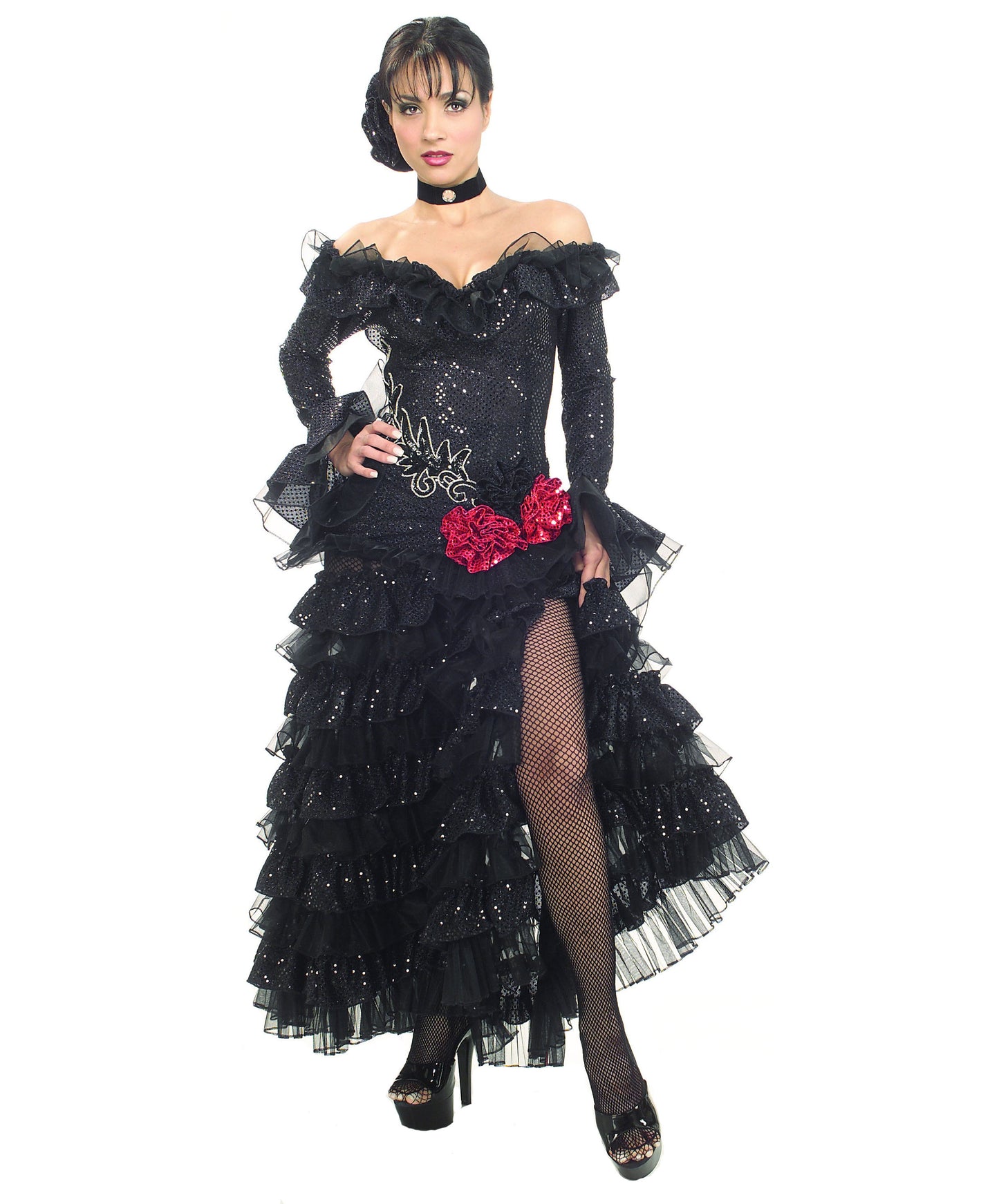 Deluxe Black Senorita Costume