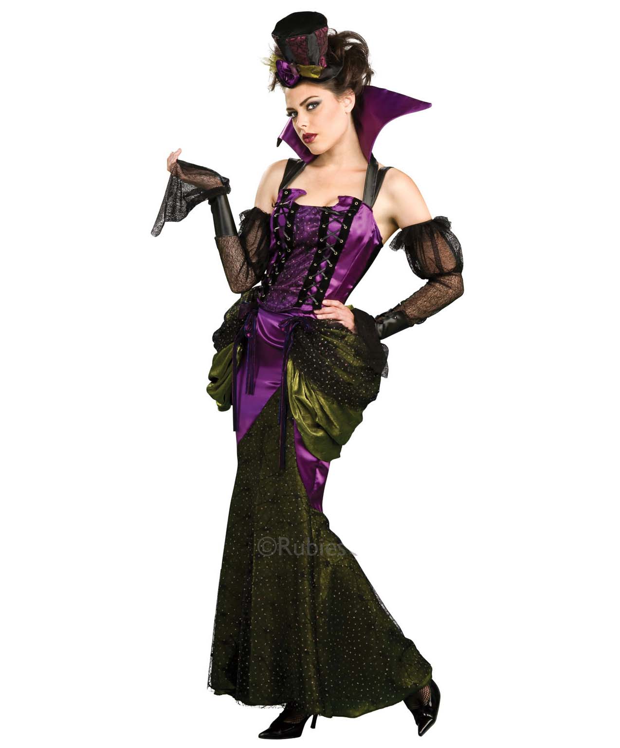 Victorian Vampiress Costume, Size 8-10