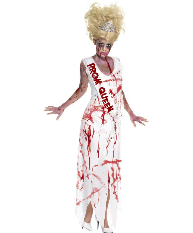 Zombie Prom Queen Costume, Size 16-18