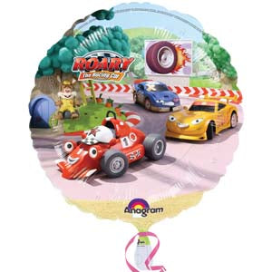 Roary the Racing Car Foil Balloon. 45cm. Balloon is refillable. Balloon is sold uninflated.