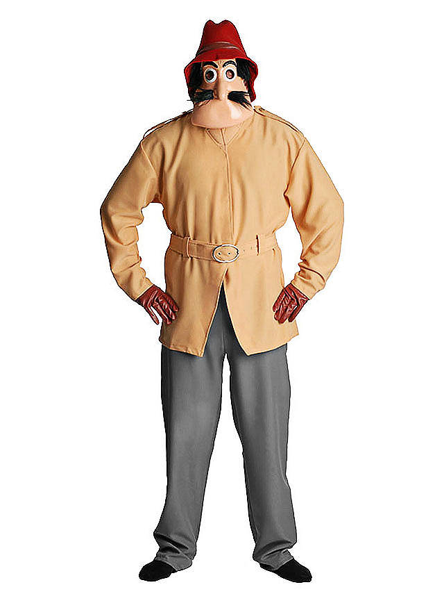 Inspector Clouseau Male Fancy Dress Costume includes headpiece, trousers and coat