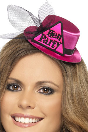 Hen Party Hat with Hairclip.