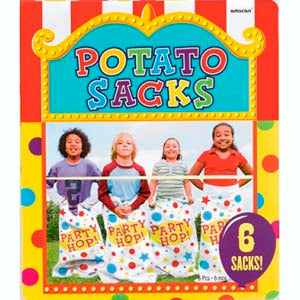 Pack of 6 Potato Sacks.