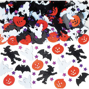 Halloween Night Metallic Confetti Mix