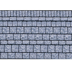 Stone Wall Room Setter. Decorates an entire room. Each roll measures 1.2m * 12.2m. Use on its own or together with other room setters for floor to ceiling coverage and then simply add scene setter add ons to create a truly spooky atmosphere.