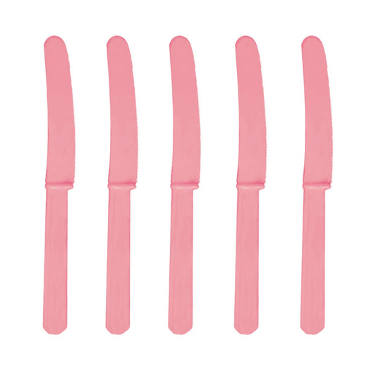 Pink Plastic Knives