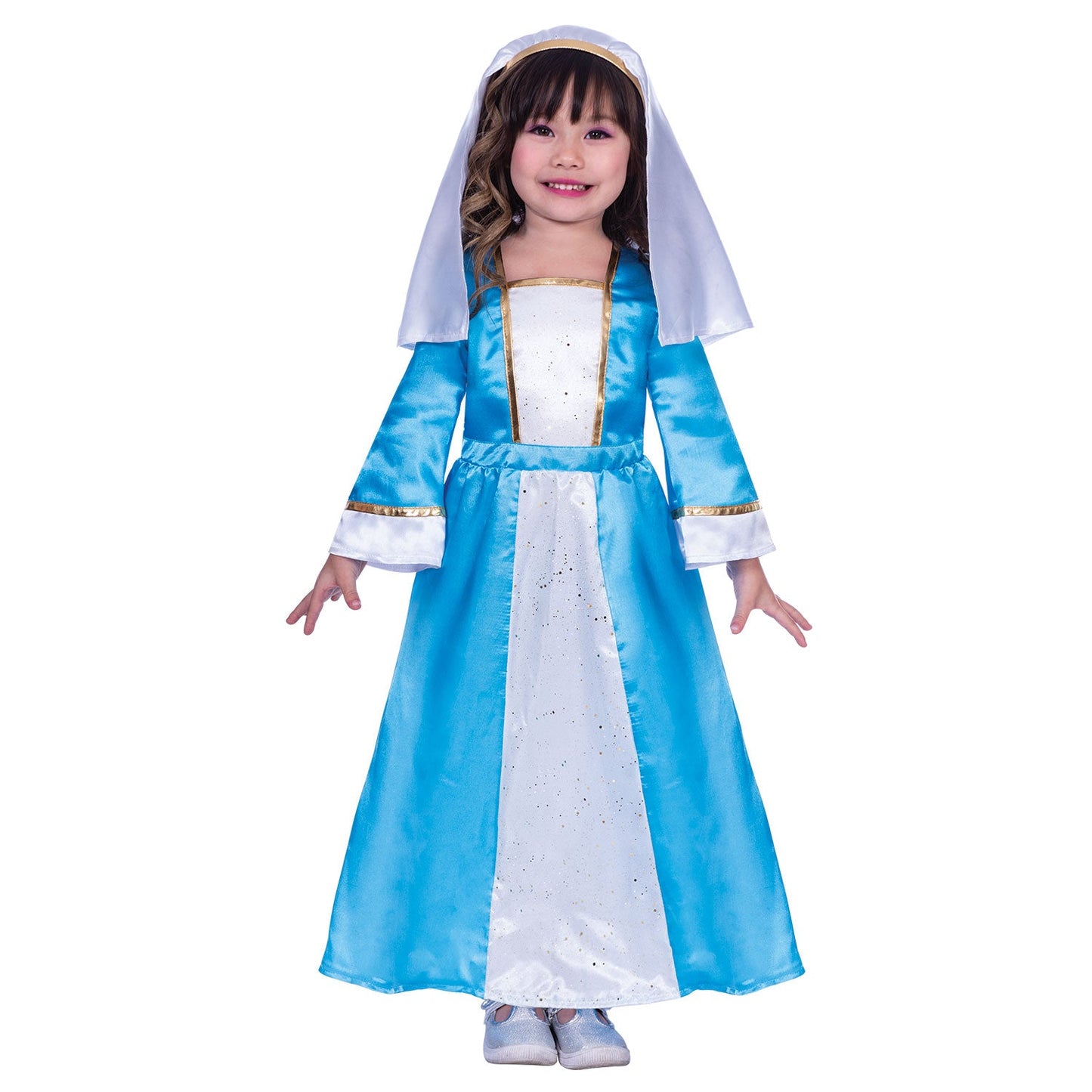 Child Nativity Mary Costume includes dress and headpiece