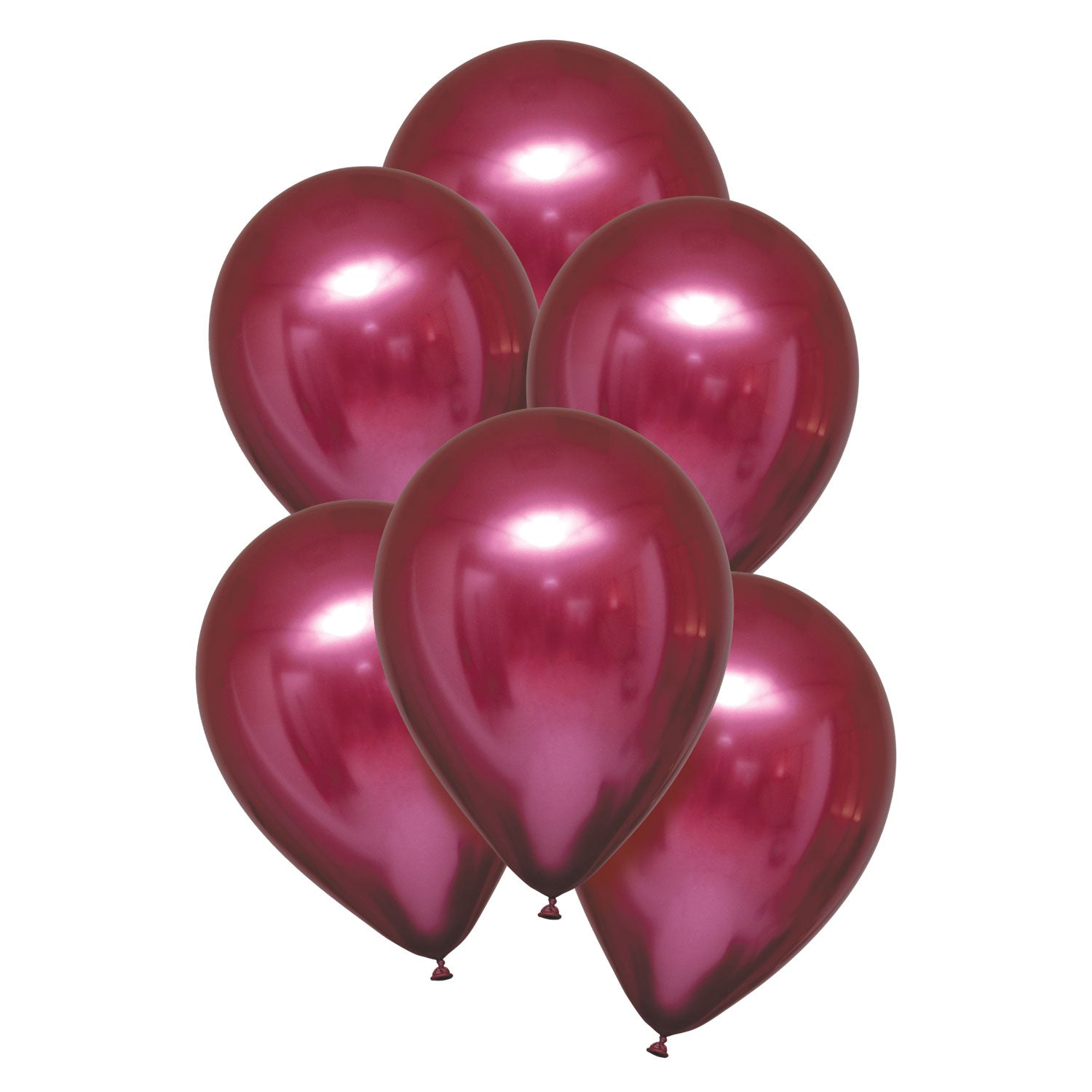 Pomegranate Satin Luxe Latex Balloons. Will inflate up to 27cm. Suitable for Air fill or Helium fill.