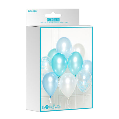 Blue DIY Latex Balloon Kit