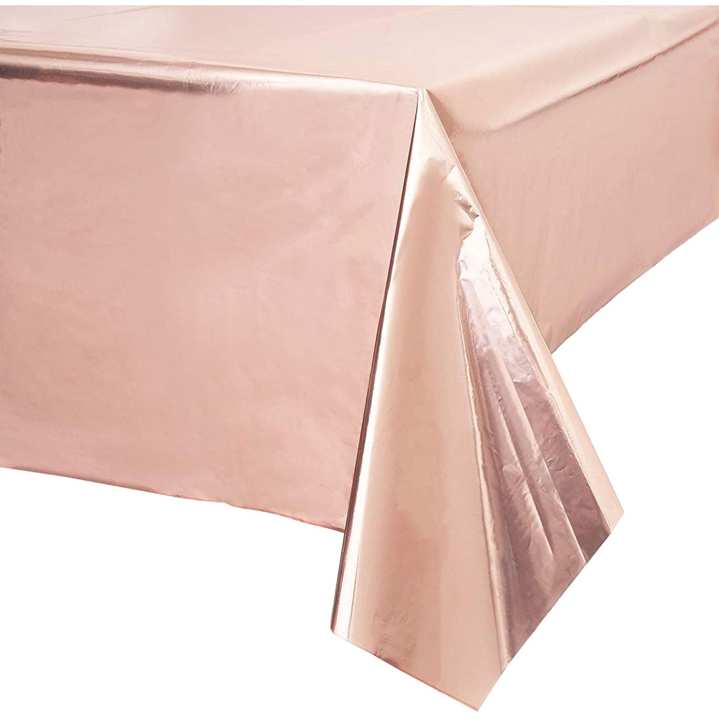 Metallic Rose Gold Paper Tablecover, 1.8m x 1.2m