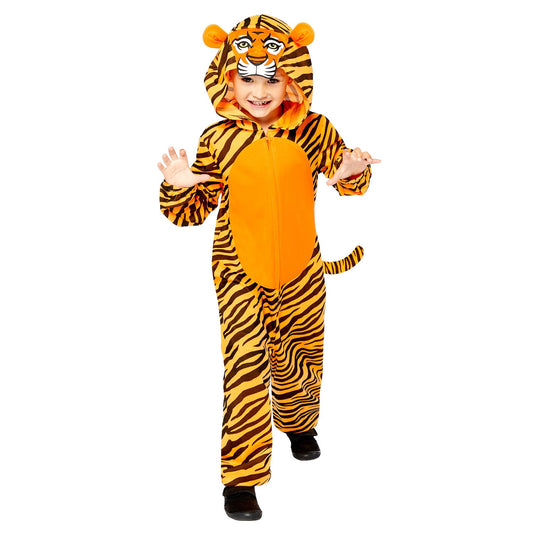 Tiger Onesie Costume includes jumpsuit with hood