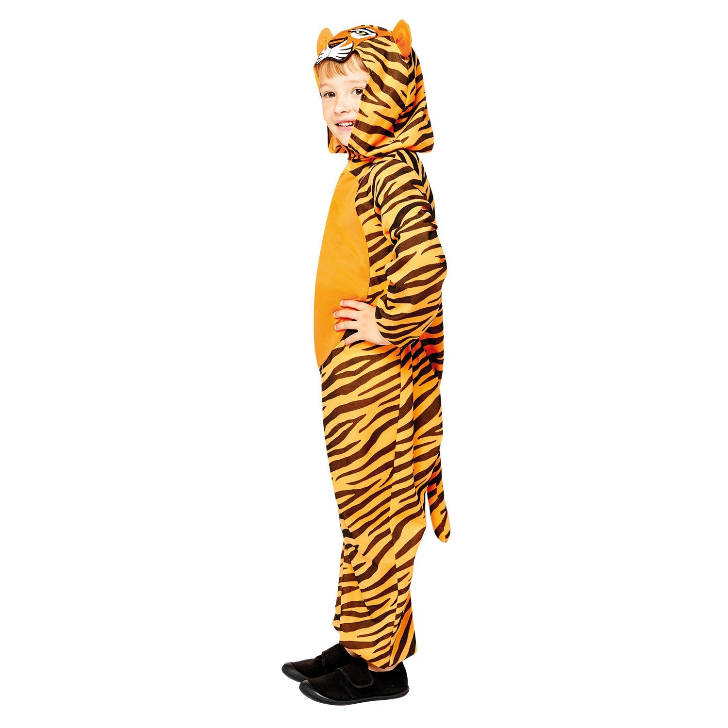 Tiger Onesie Costume includes jumpsuit with hood