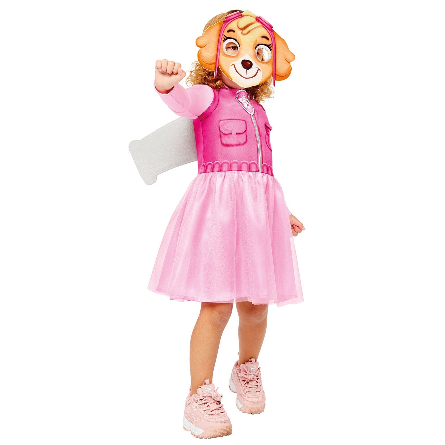 Paw Patrol Skye Costume includes dress, mask and wings