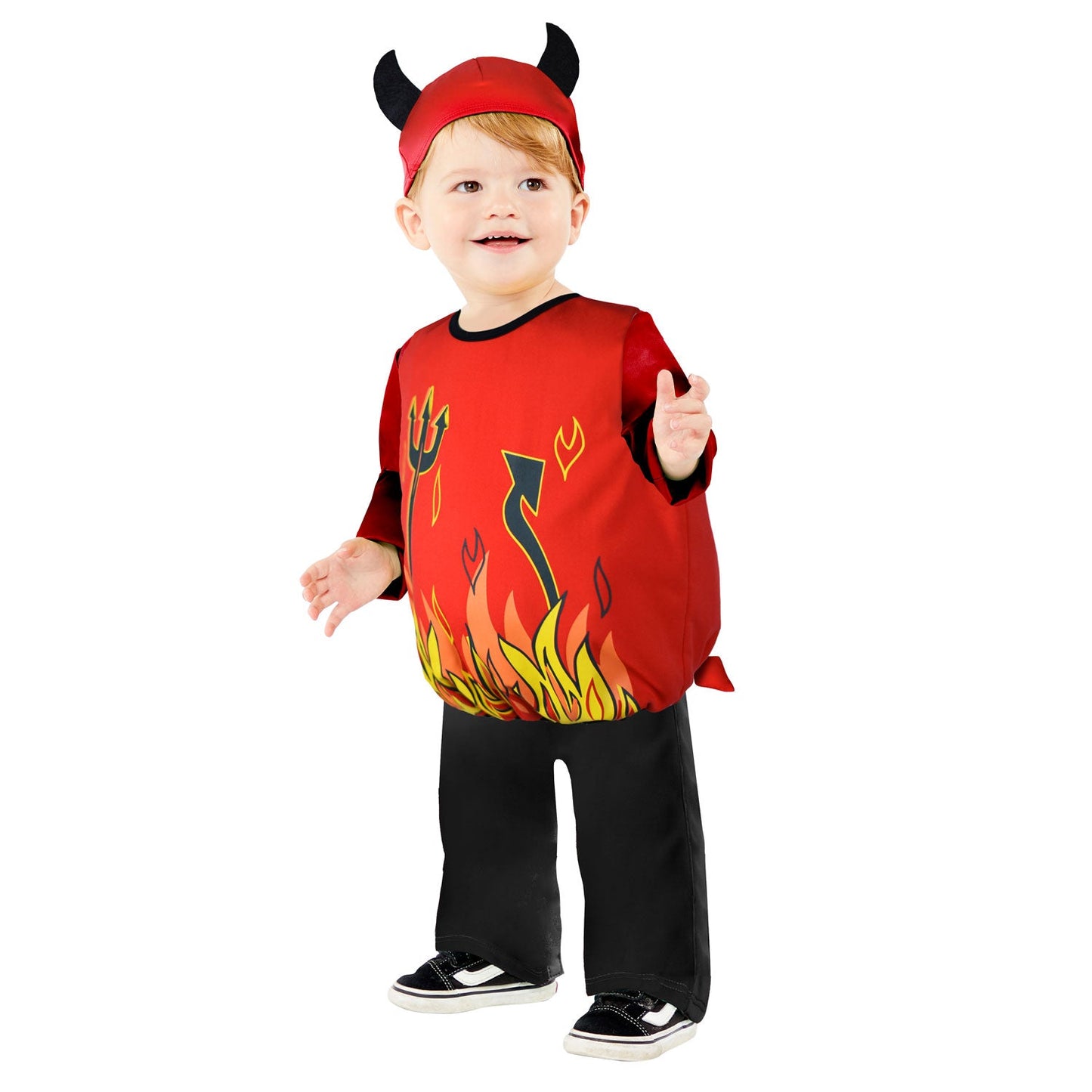 Baby Devil Costume includes top with tail and headpiece