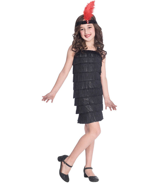Child Black Flapper Costume