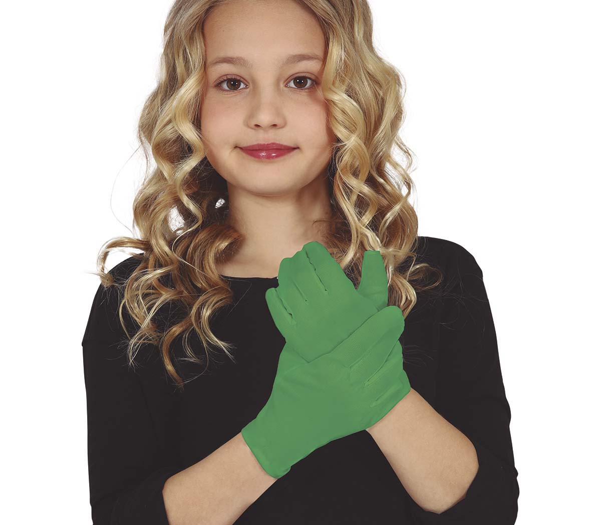 Child Dark Green Gloves