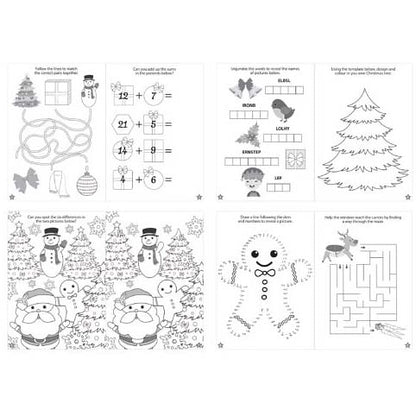Christmas Puzzle Fun Books, Pack of 48