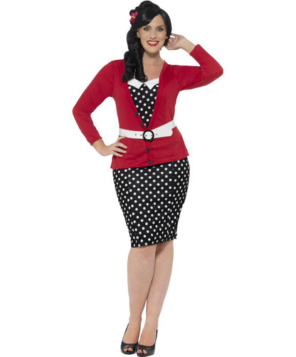 Curves 50s Pin Up Costume