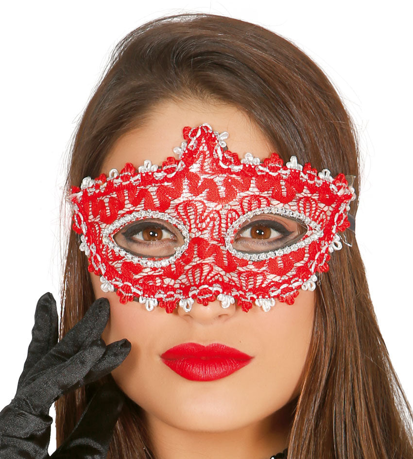 Red Decorated Mask