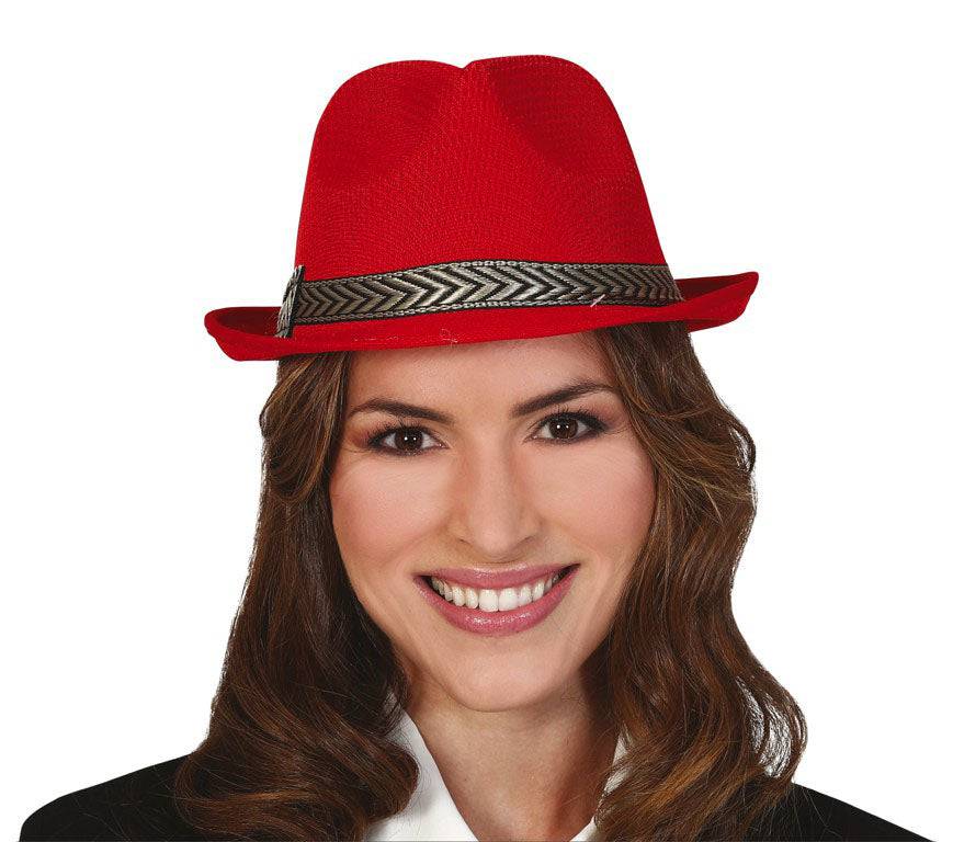 Red Gangster Hat