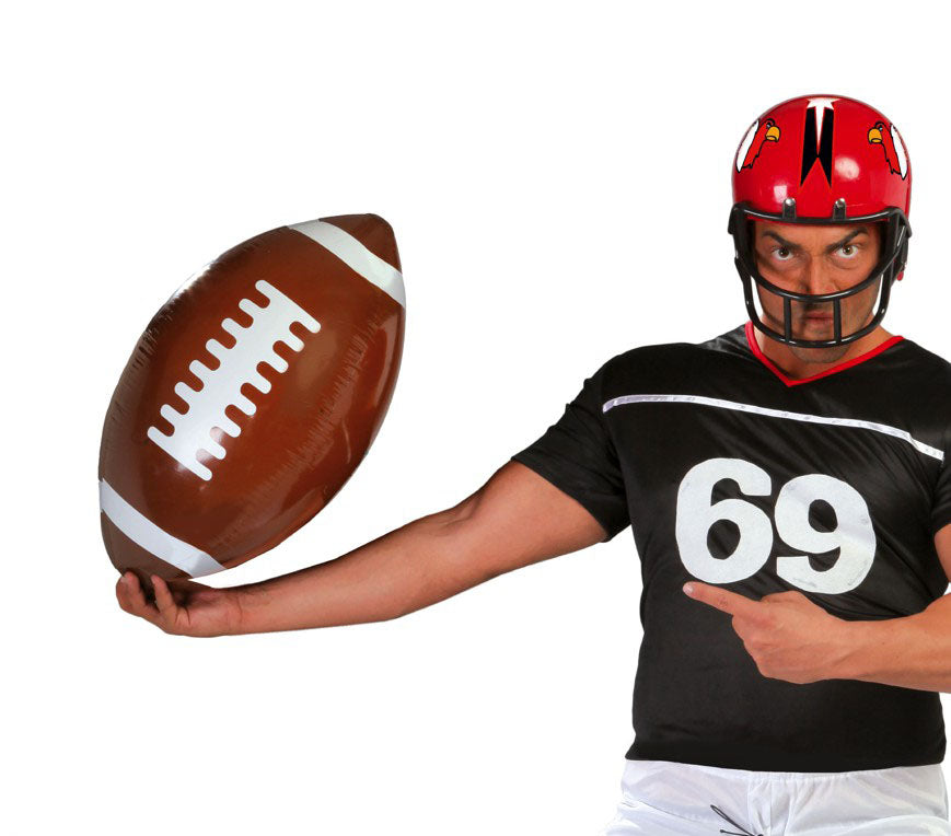 Inflatable Rugby Ball, 40cm
