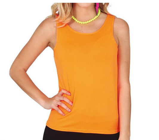 Neon Orange Vest Top