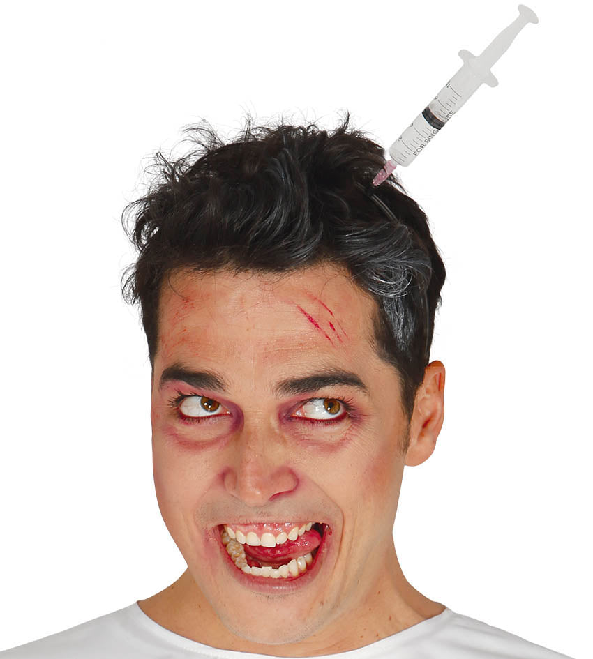 Syringe in Head Headband