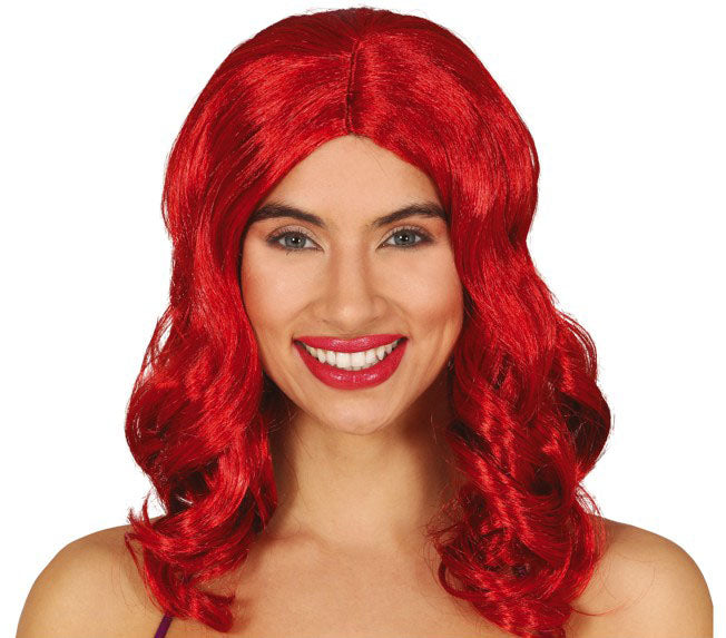 Long Curly Red-Haired Mane Wig