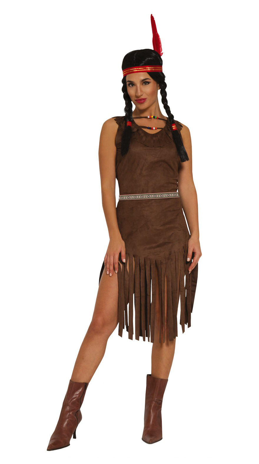 Ladies Indian Costume includes dress, belt and headband