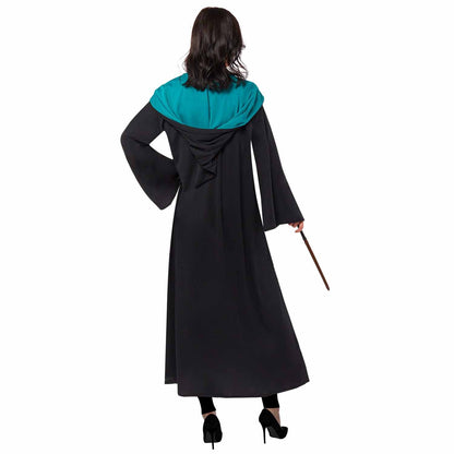 Adult Slytherin Robe and Wand