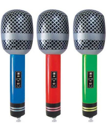 Inflatable Microphone 25cm.