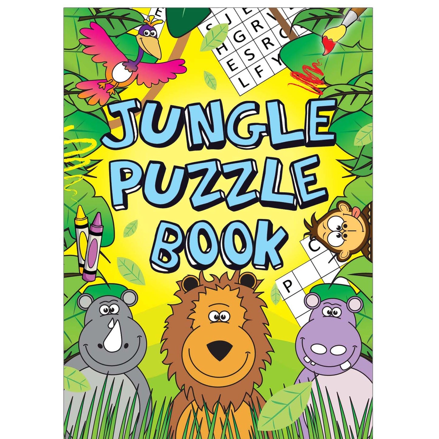 Jungle Puzzle Fun Books, Pack of 48