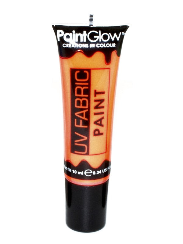 UV Fabric Paint Orange, 10ml tube