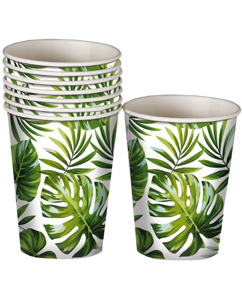 Palm Leaf Paper Cups, Pack of 6