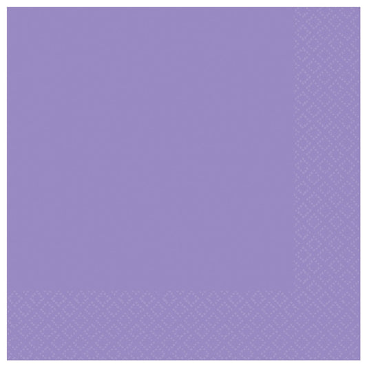 Purple Lunch Napkins, Pack of 20