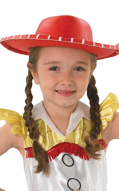 Swapping her chaps for a skirt, Toy Storys yodelling cowgirl is ready to round up cattle and more. Toy Story Jessie Fancy Dress Costume includes dress and glitter hat.
