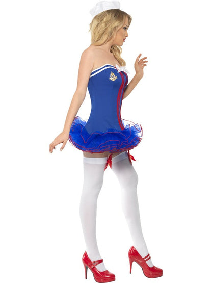 Fever Tutu Sailor Costume includes dress with straps and hat